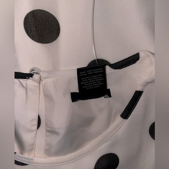 NWT Ann Taylor Sleeveless A-line Polka Dots Dress - Picture 13 of 15